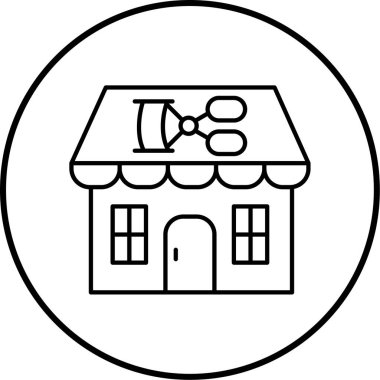 Depolama simgesinin vektör illüstrasyonu