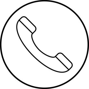 - Telefon. Web simgesi basit illüstrasyon