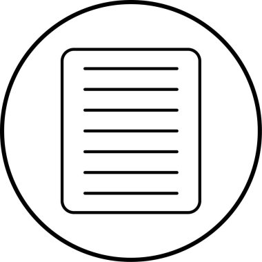 Vektör belgesi Simge illüstrasyonu