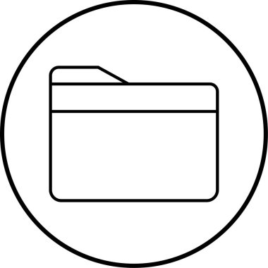 Dosya simgesinin vektör illüstrasyonu