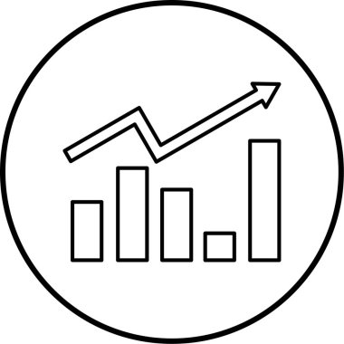 İş grafiğinin vektör illüstrasyonu