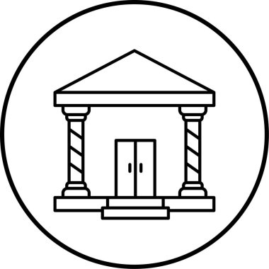 banka simgesi modada izole edilmiş arkaplan