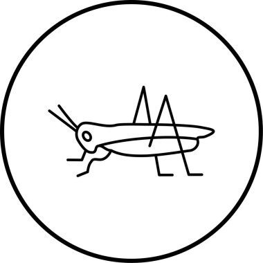 böcek simge vektör çizim