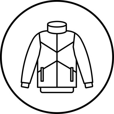 Süveter simgesinin vektör illüstrasyonu