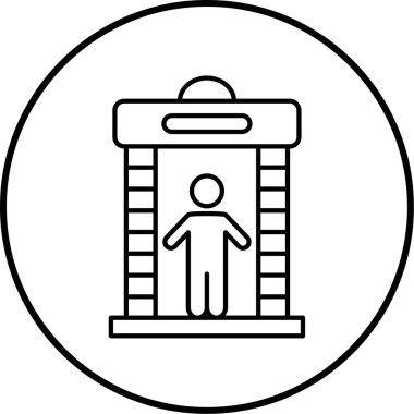 İnsan simgesinin vektör illüstrasyonu