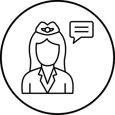 İnsan simgesinin vektör illüstrasyonu