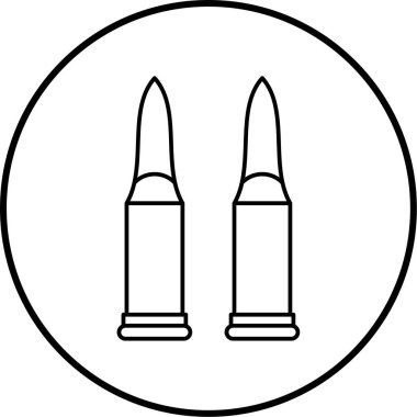 Kişisel ve ticari kullanım için kurşun simgesi...