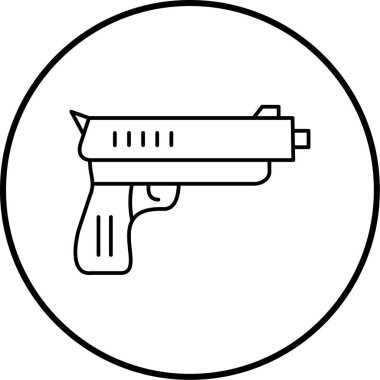 Askeri simgenin vektör illüstrasyonu