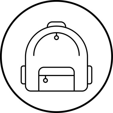 okul sırt çantası vektör illüstrasyonuName