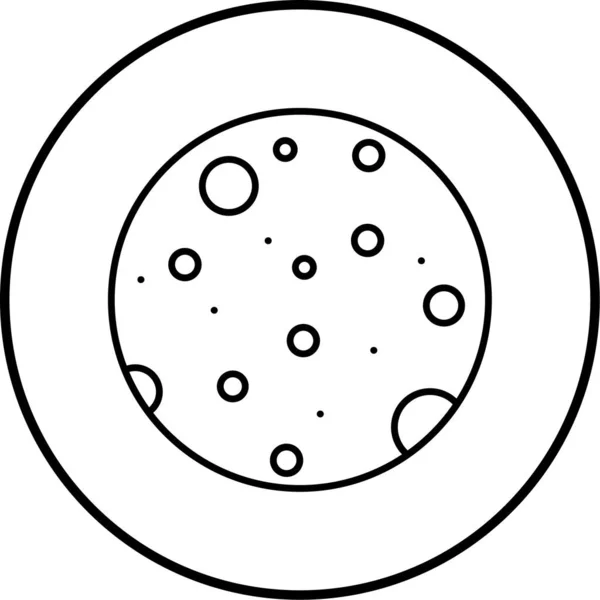 Mond Symbol Vektor Illustration — Stockvektor