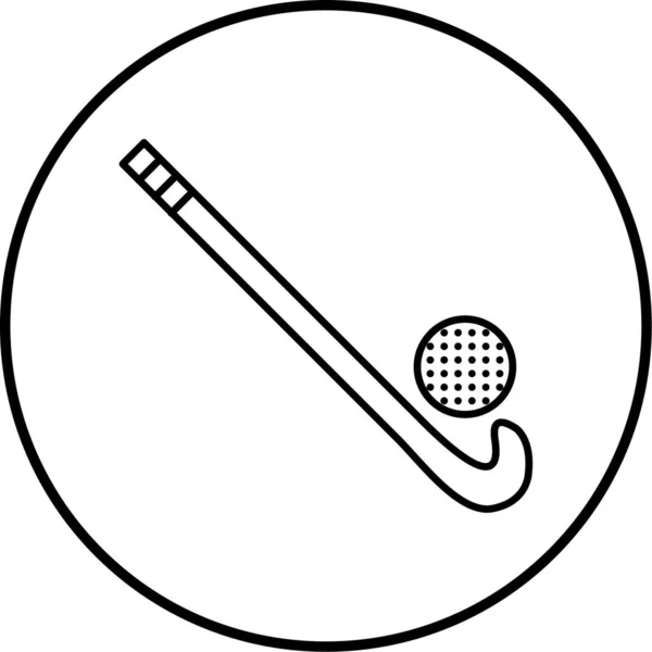 Golf Ikon Vektor Illustration — Stock vektor