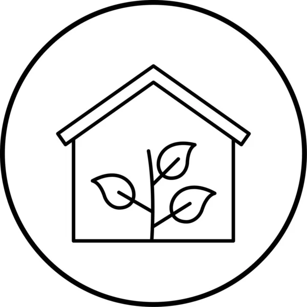Vector Icon Eco Symbol — Διανυσματικό Αρχείο
