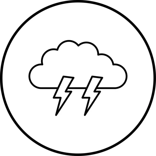 폭풍의 아이콘 — 스톡 벡터