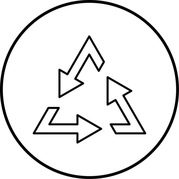 Vector Illustration Arrows Icon — Vetor de Stock