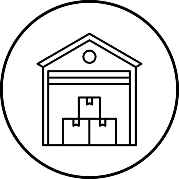 Vektorová Ilustrace Ikony Dodání — Stockový vektor