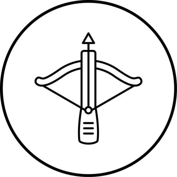 Bogen Icon Vektor Illustration — Stockvektor