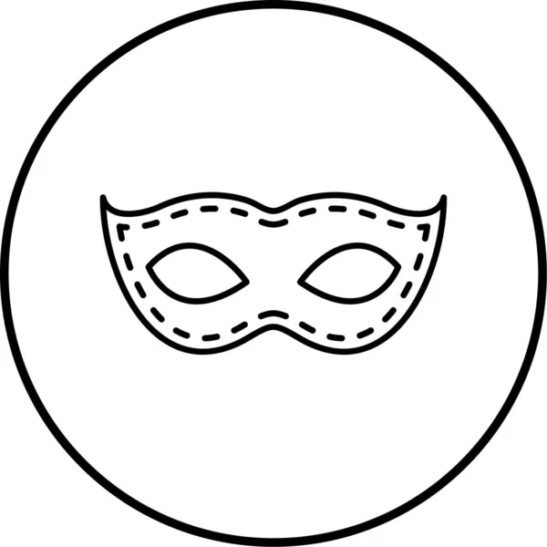 Masker Web Icoon Vector Illustratie — Stockvector