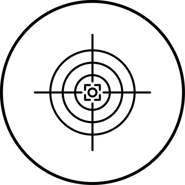 Targetfruit Icon Vector Illustration — Stockvektor