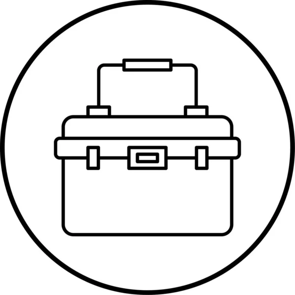 Vector Ilustración Bolsa Turística — Vector de stock