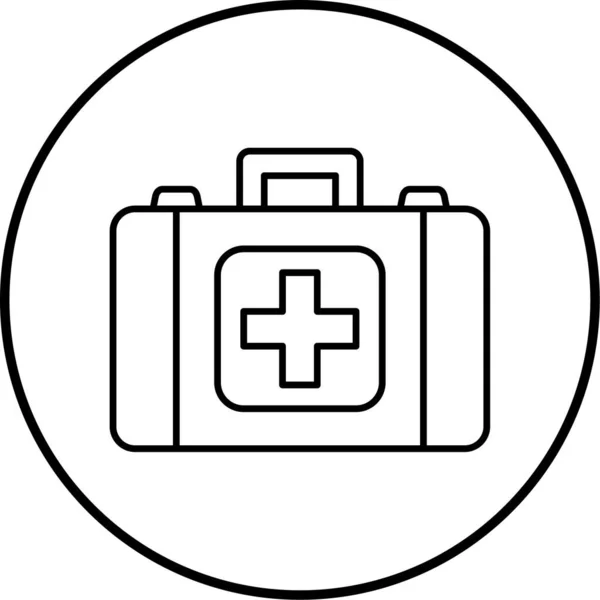 Hilfsmittel Tasche Symbol Vektor Illustration — Stockvektor