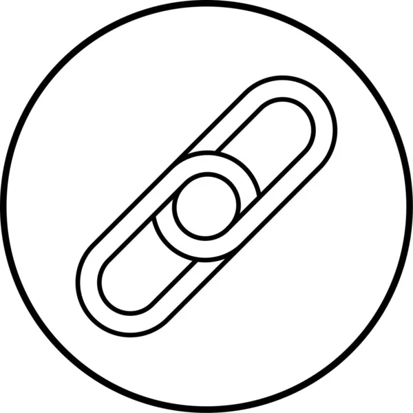 Chains Icon Vector Illustration — Stockvektor