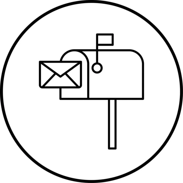 Icono Correo Vector Ilustración — Vector de stock