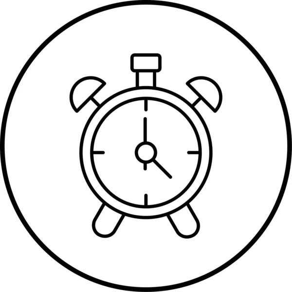 Alarm Clock Web Icon Simple Illustration — Archivo Imágenes Vectoriales