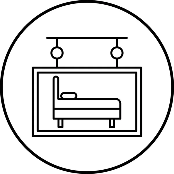 Vector Illustration Furniture Icon — Stock Vector