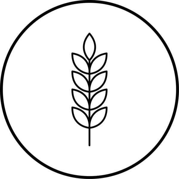 小麦のアイコンのベクトル図 — ストックベクタ