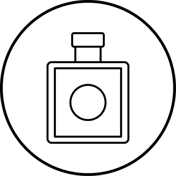 Vektorillustration Der Parfüm Ikone — Stockvektor