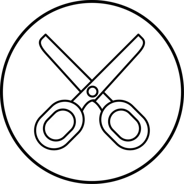 Векторная Иллюстрация Иконок Ножниц — стоковый вектор