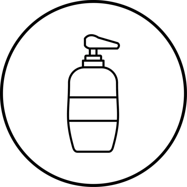 Illustration Vectorielle Icône Shampooing — Image vectorielle