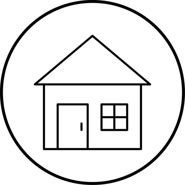 Vektor Illustration Des Haus Symbols — Stockvektor