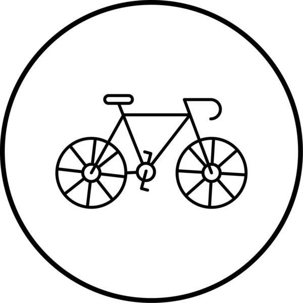 自行车图标 矢量插图 — 图库矢量图片