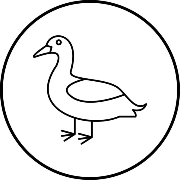 Иллюстрация Иконки Птицы — стоковый вектор