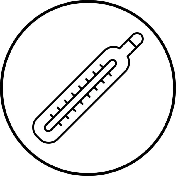 温度計のアイコンのベクトル図 — ストックベクタ