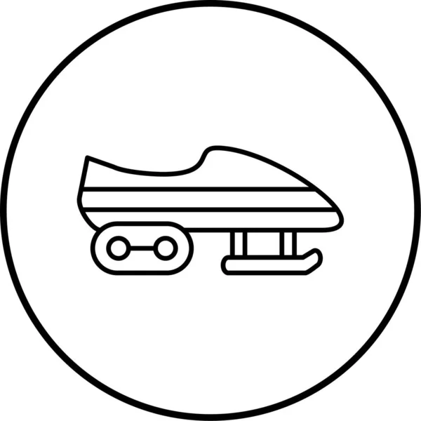 Скейтборд Веб Іконка Проста Ілюстрація — стоковий вектор