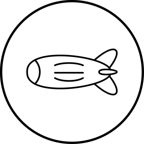 Poisson Icône Web Illustration Simple — Image vectorielle