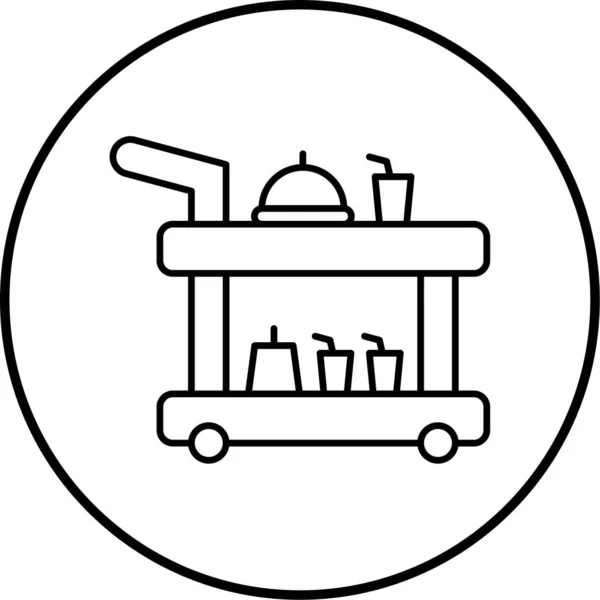 Flughafen Web Symbol Einfache Illustration — Stockvektor