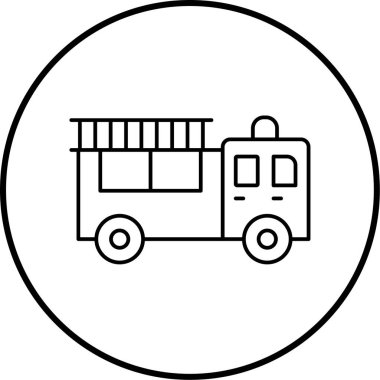 bus simgesi vektör illüstrasyonu