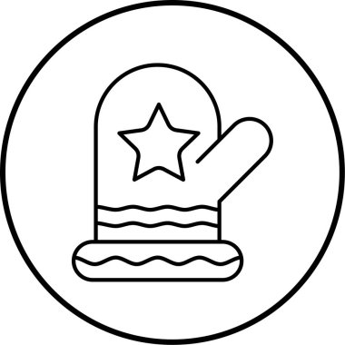 Noel Eldiveni. Basit illüstrasyon