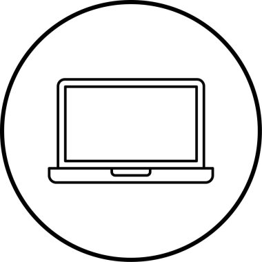 vektör lcd simgesi illüstrasyonu