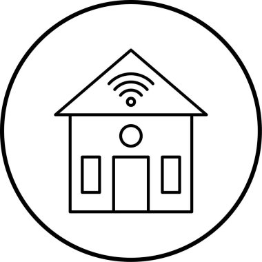 Modern simgenin vektör illüstrasyonu