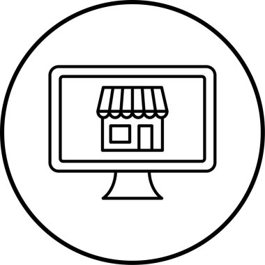 Vektör çizim çevrimiçi mağaza