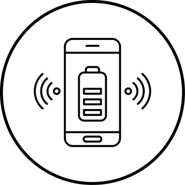 Mobil Wi-Fi 'nin vektör çizimi