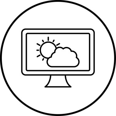 seo modern simgesinin vektör illüstrasyonu