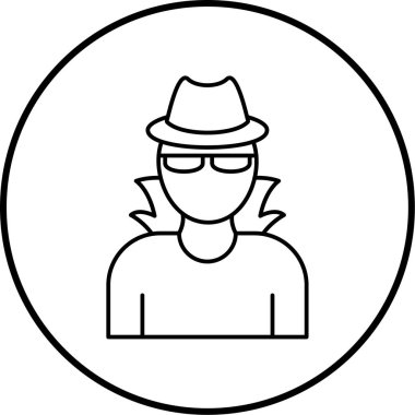 İnsan simgesinin vektör illüstrasyonu