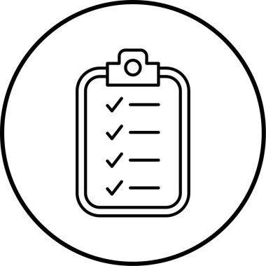 Pano simgesinin vektör illüstrasyonu