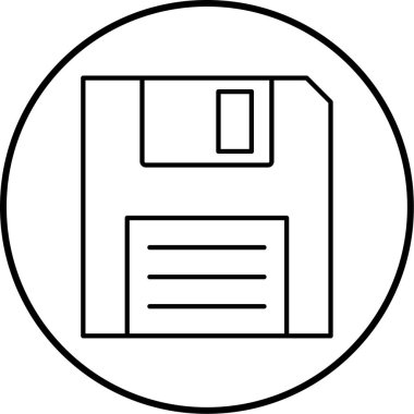 Disket disket. Basit resimleme