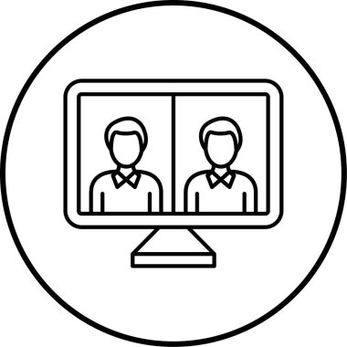 kullanıcı vektörü simgesi modern illüstrasyon